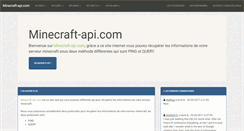 Desktop Screenshot of minecraft-api.com