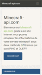 Mobile Screenshot of minecraft-api.com