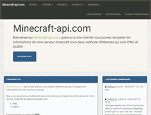 Tablet Screenshot of minecraft-api.com